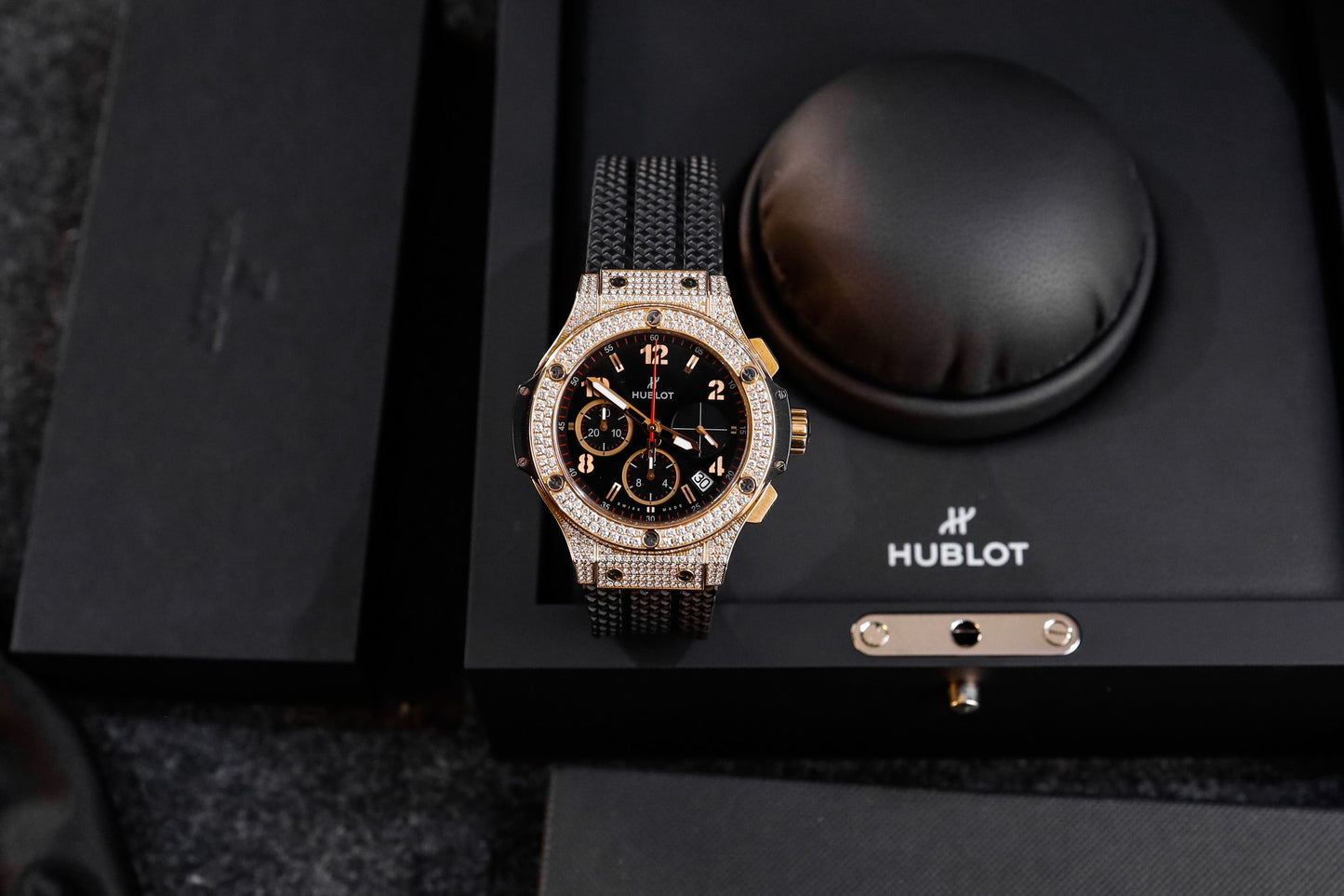 Đồng Hồ Hublot Bigbang King Gold Pave Diamond Orginal 41mm