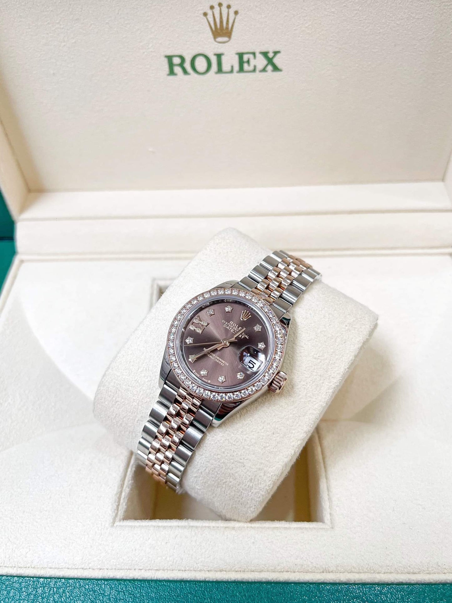 Đồng Hồ Rolex Datejust size 28mm 279381RBR Cọc Số Ngôi Sao