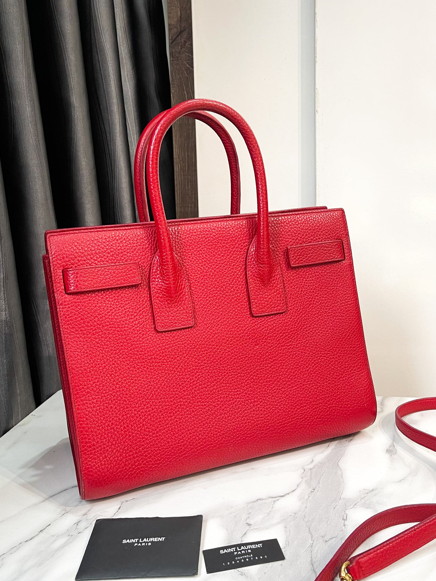 YSL Sac De Jour Đỏ