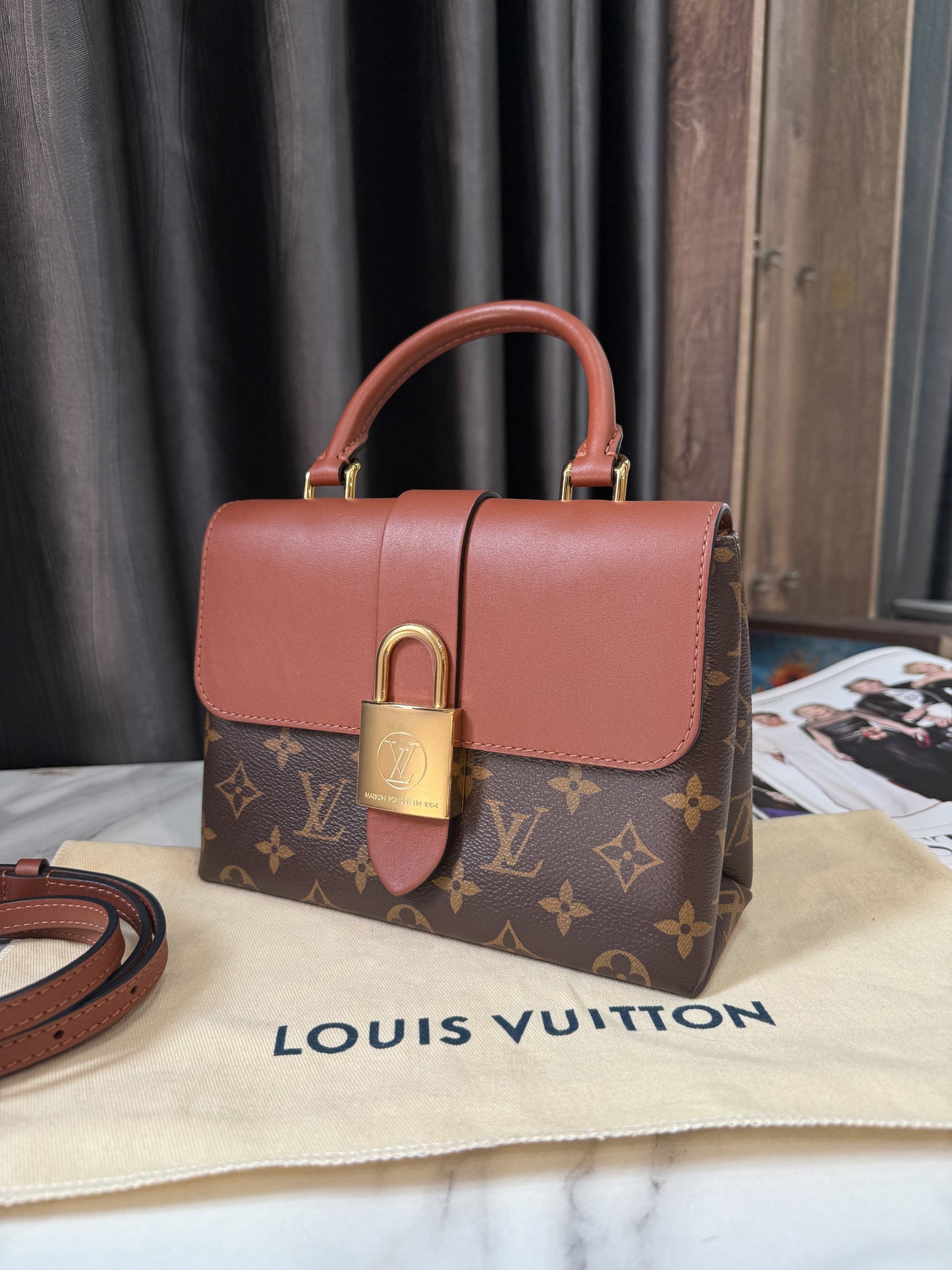 LV Locky BB Nâu