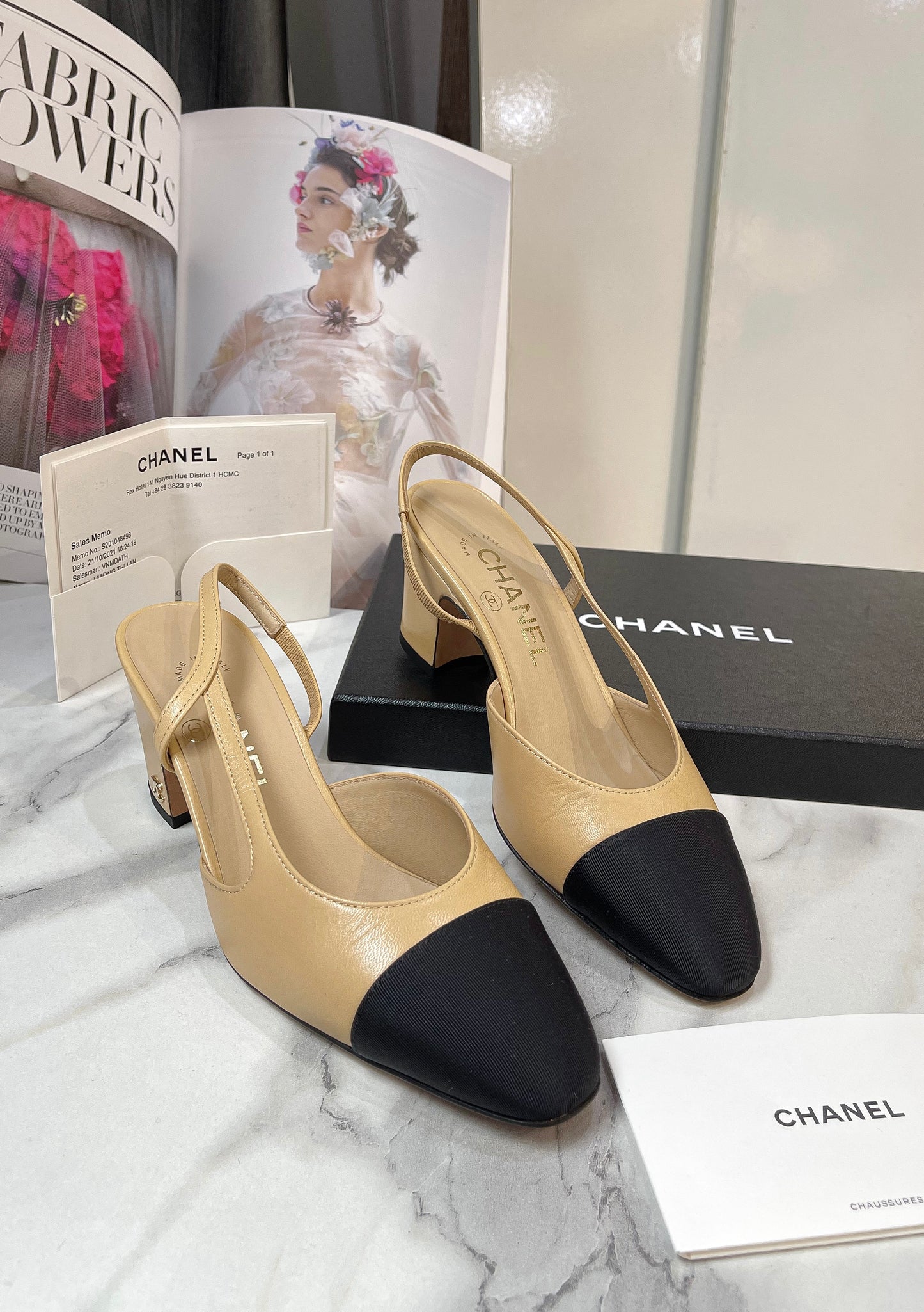 Slingback Chanel Size 35.5