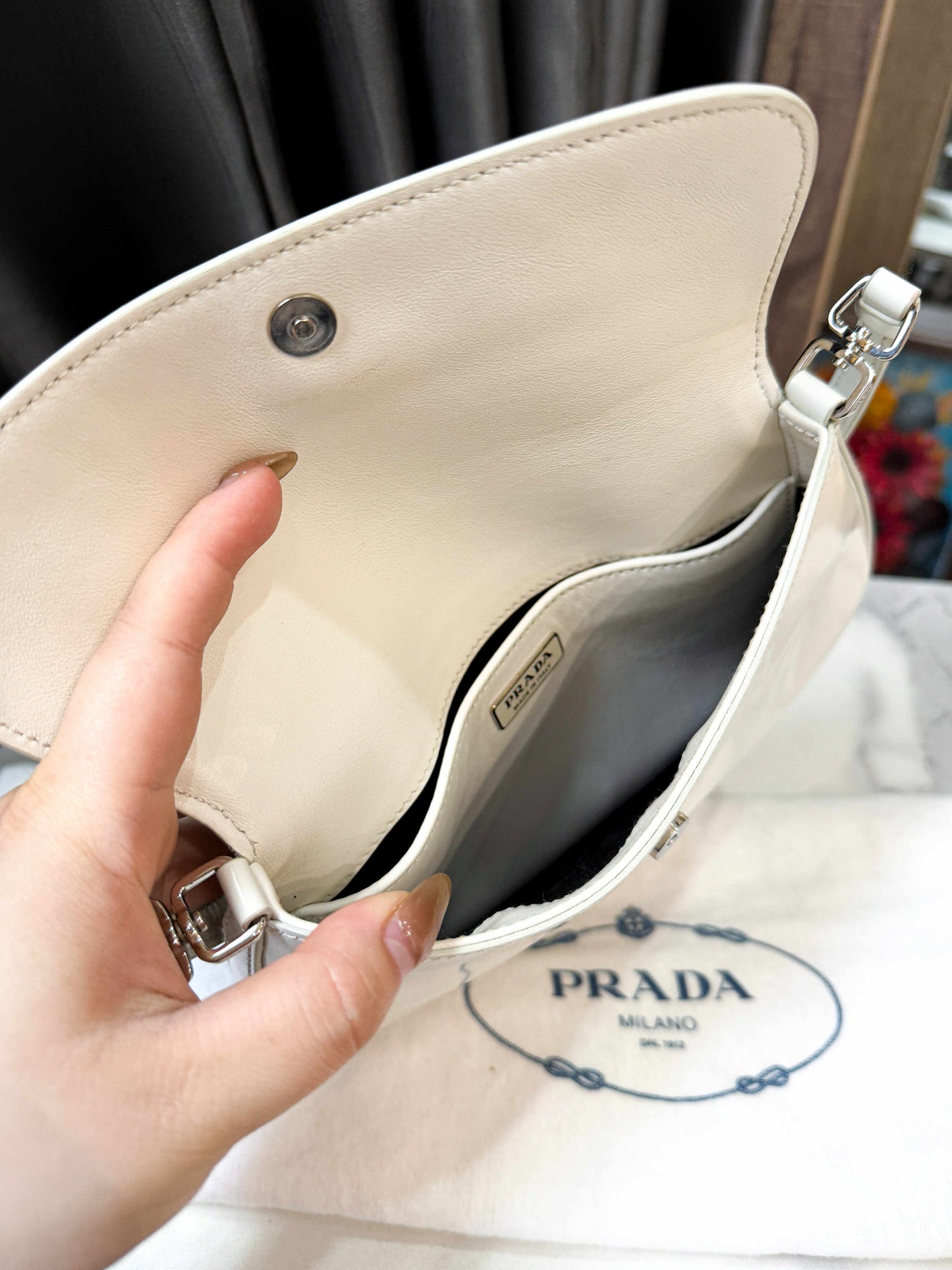 Prada Cleo Trắng