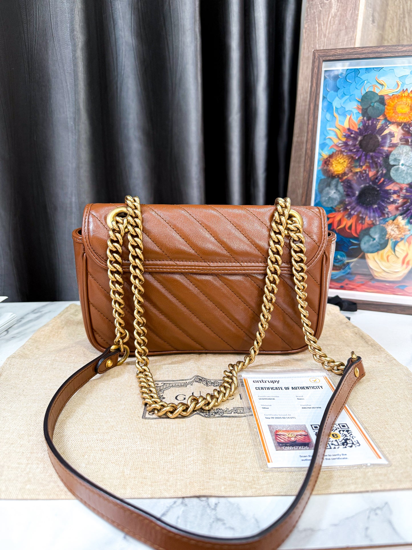 A A Gucci Marmont Nâu
