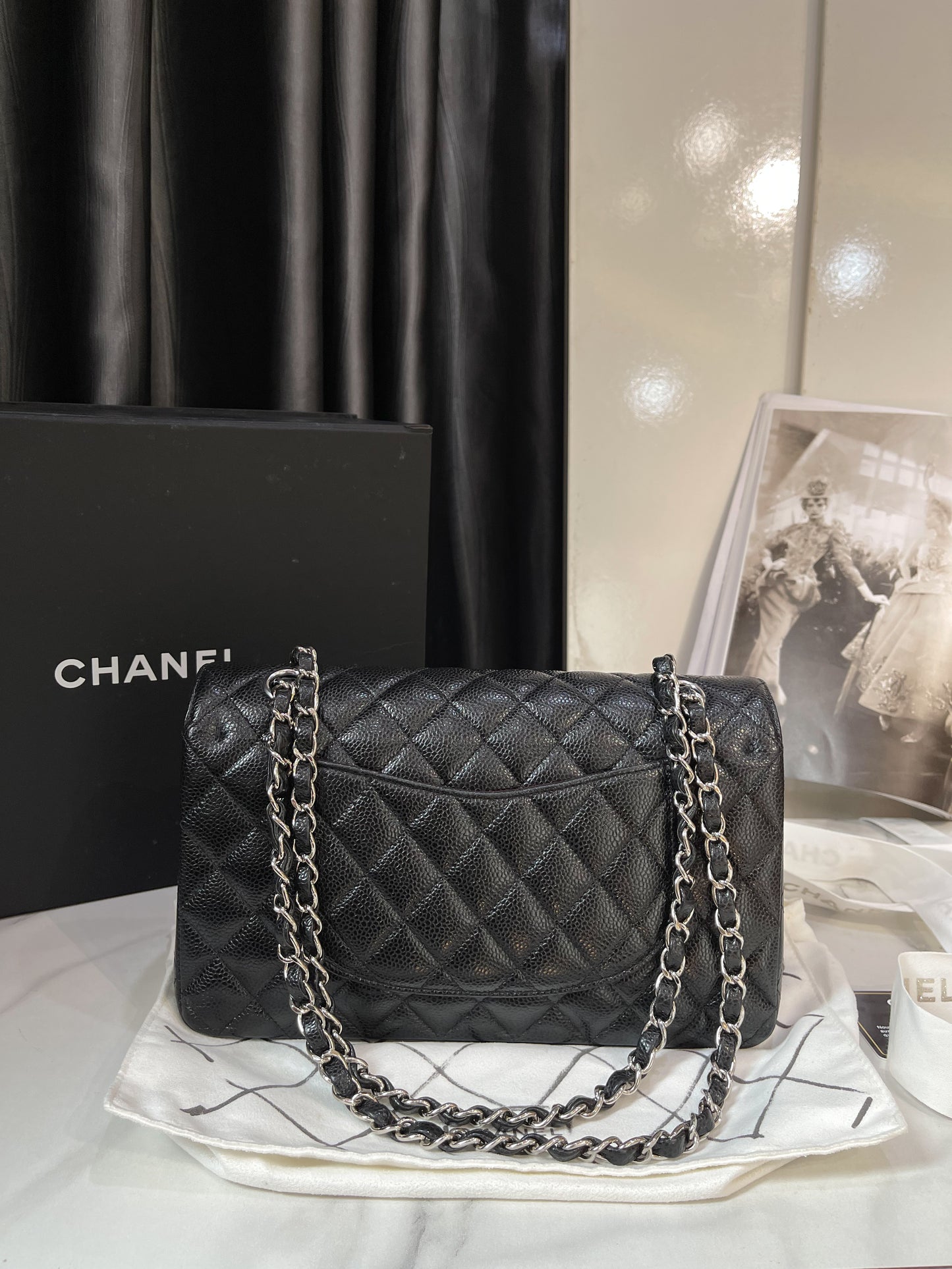Chanel Classic M Caviar