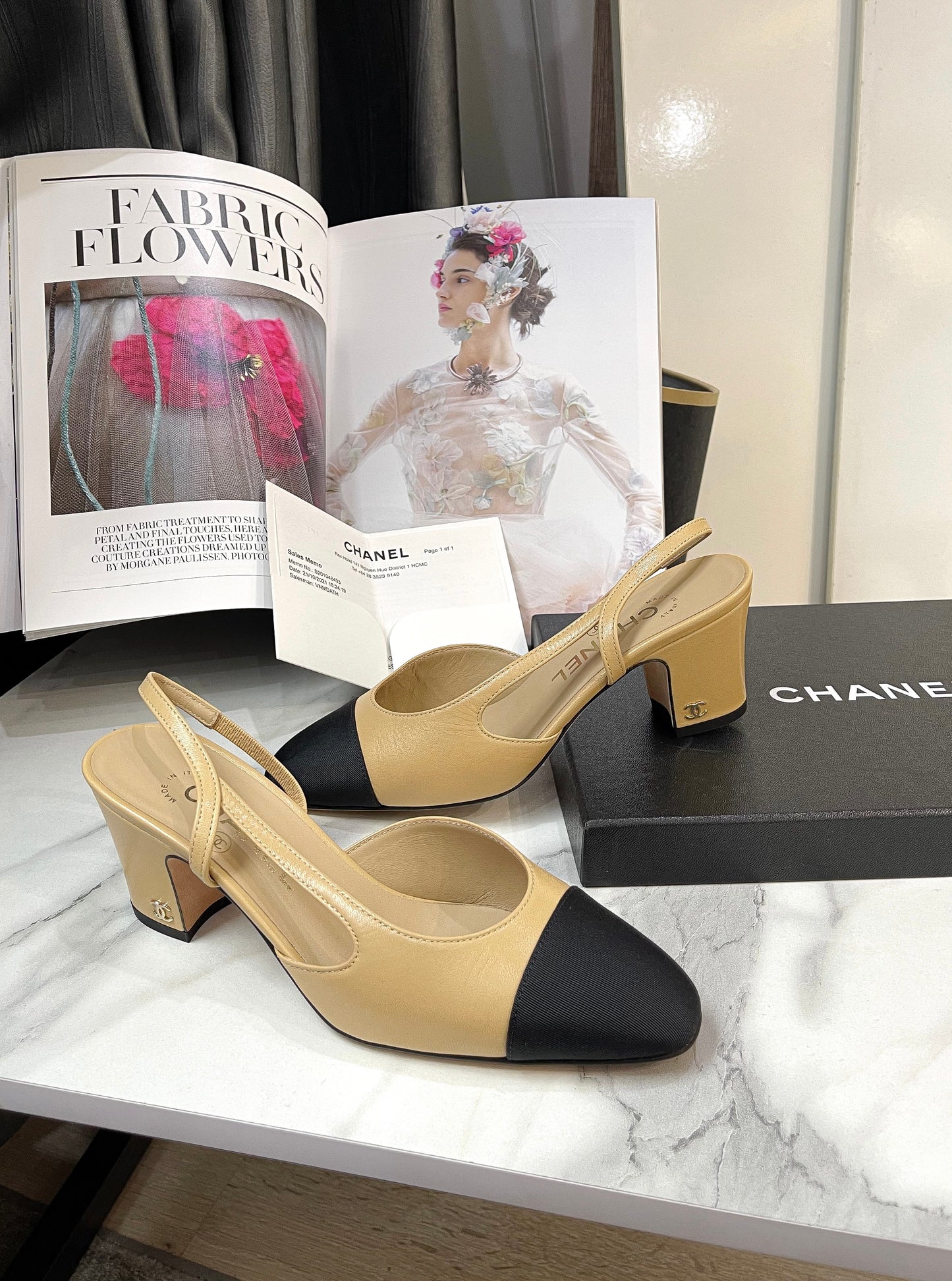 Slingback Chanel Size 35.5