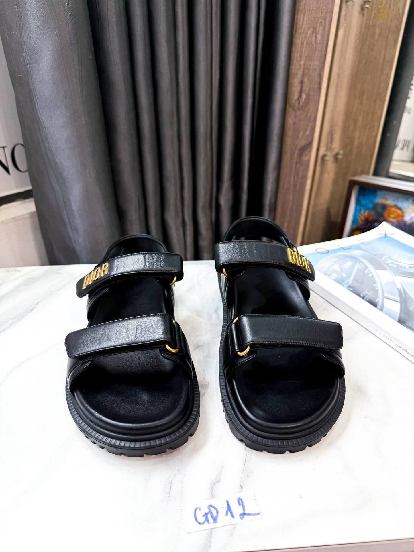 Sandal Dior 2 Quai Ngang Size 38 GD12