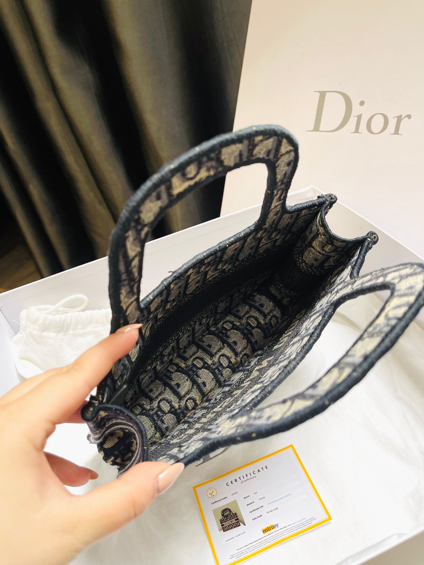 Book Dior Tote Size Mini