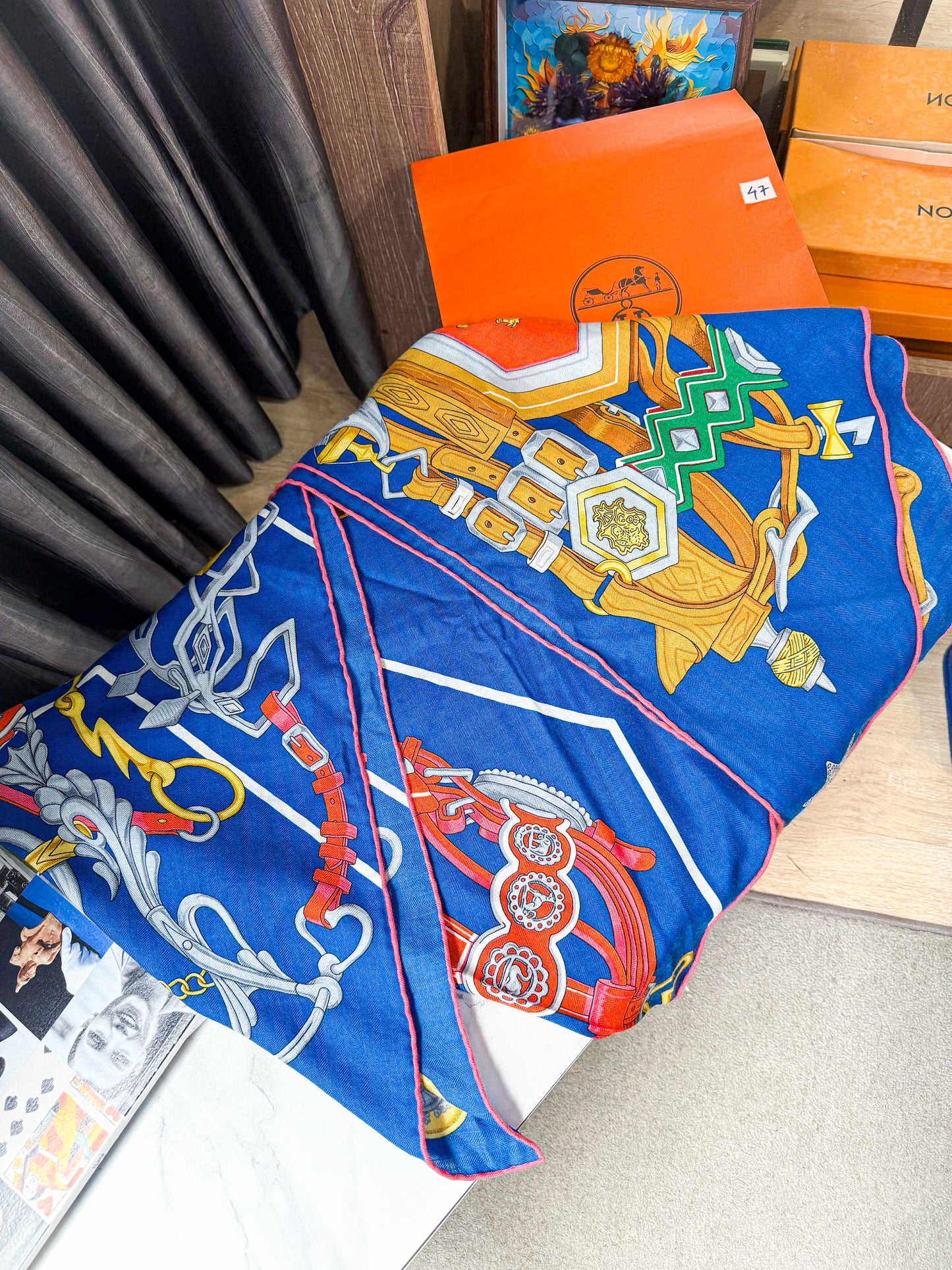 Khăn Lụa Hermes New HN47 5/11