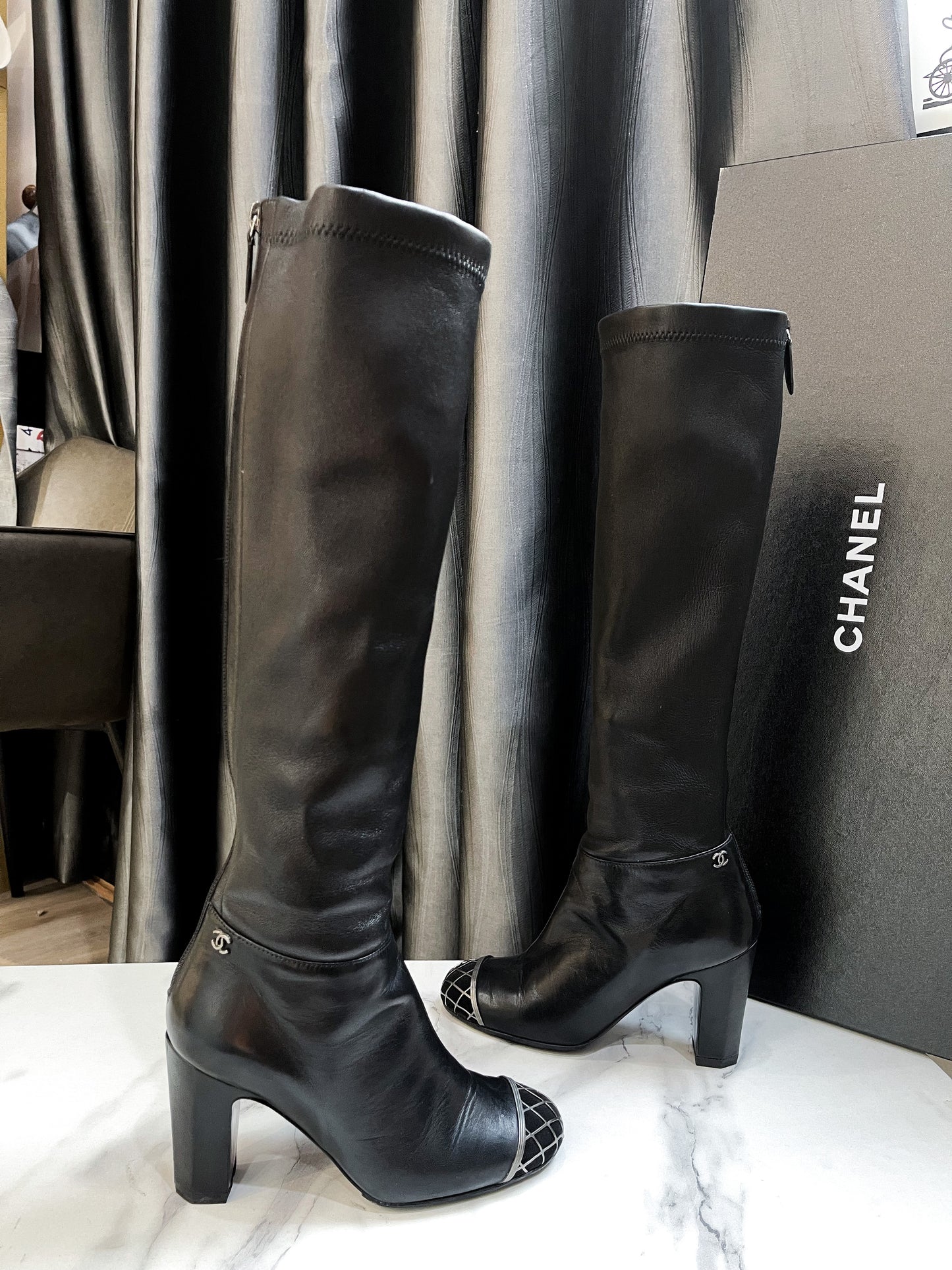 Chanel Boot Cao Cổ