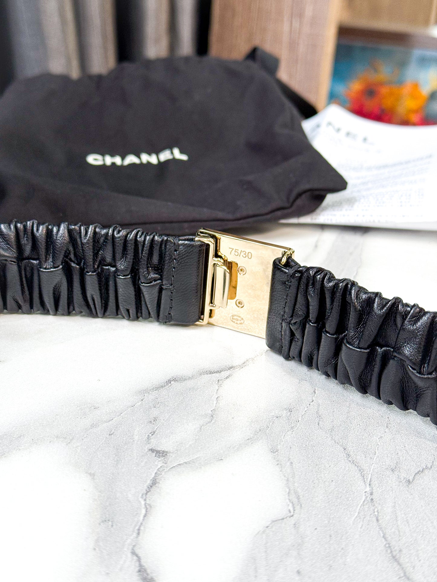 Belt Chanel New Trưng Bày Size 75