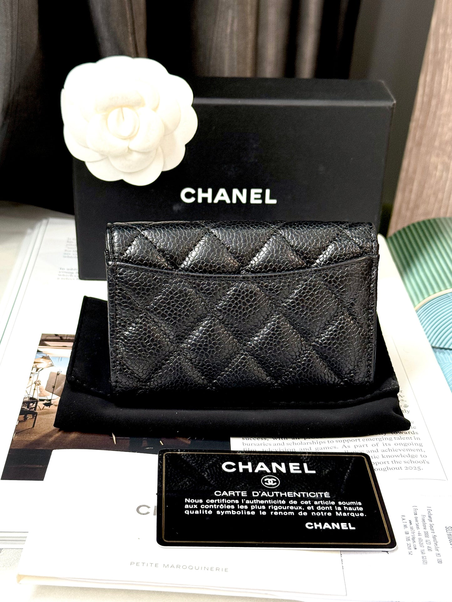 Card Holder Chanel Caviar