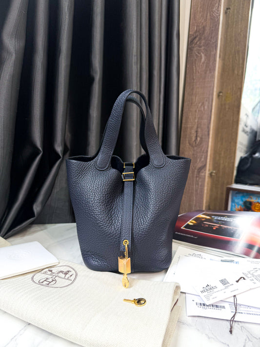 Hermes P18 Xanh Đen