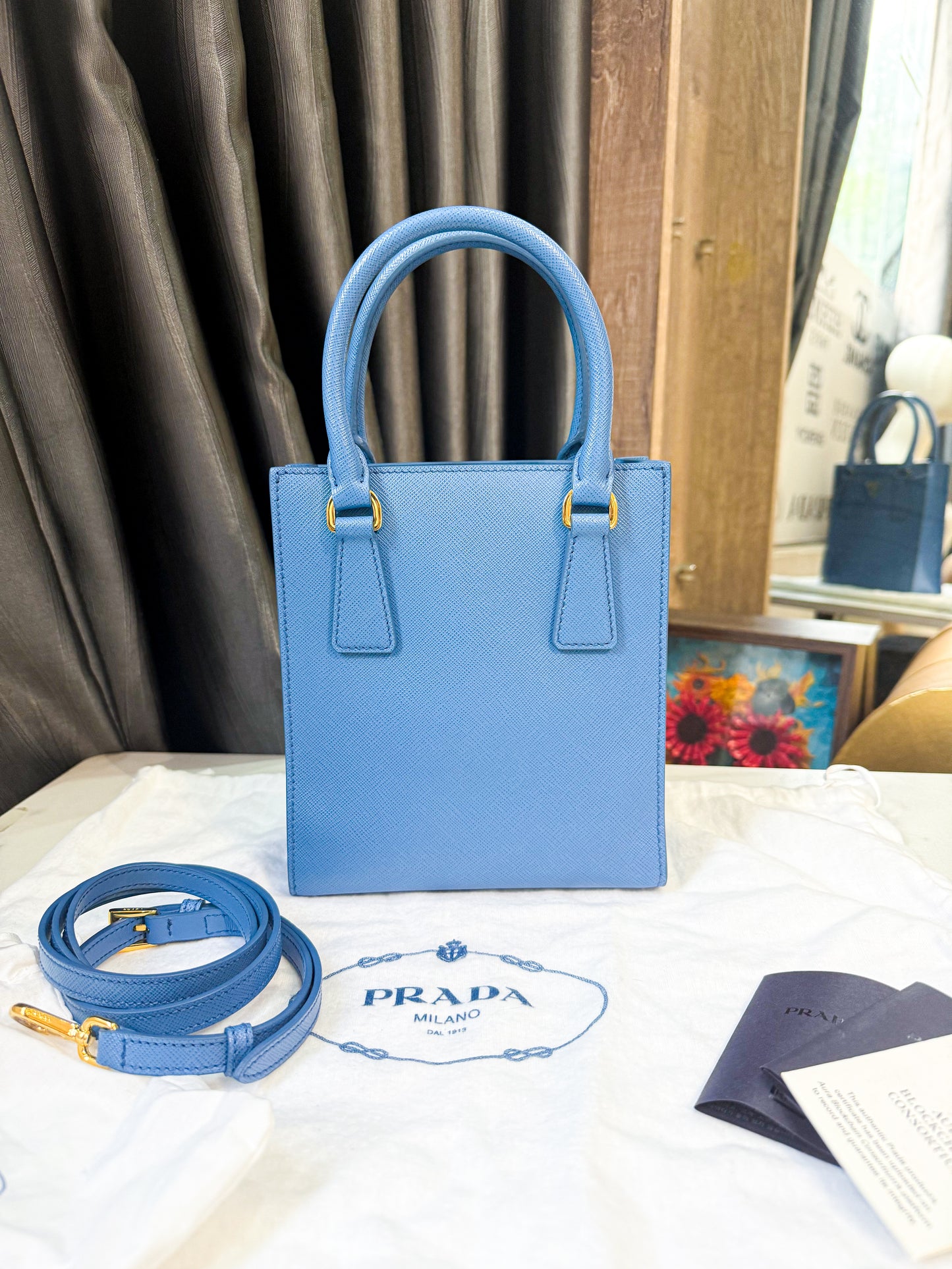A A Tote Prada Xanh