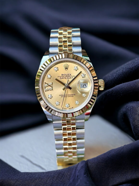 Đồng Hồ Rolex DateJust 279173 Champange size 28mm