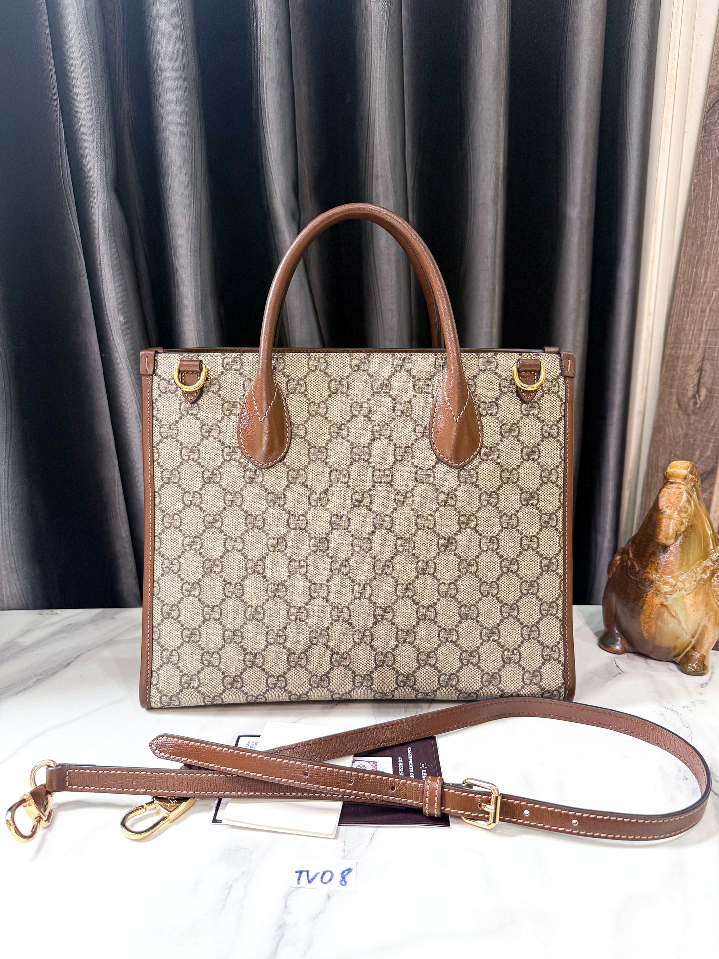 A A Tote Gucci GG TV08