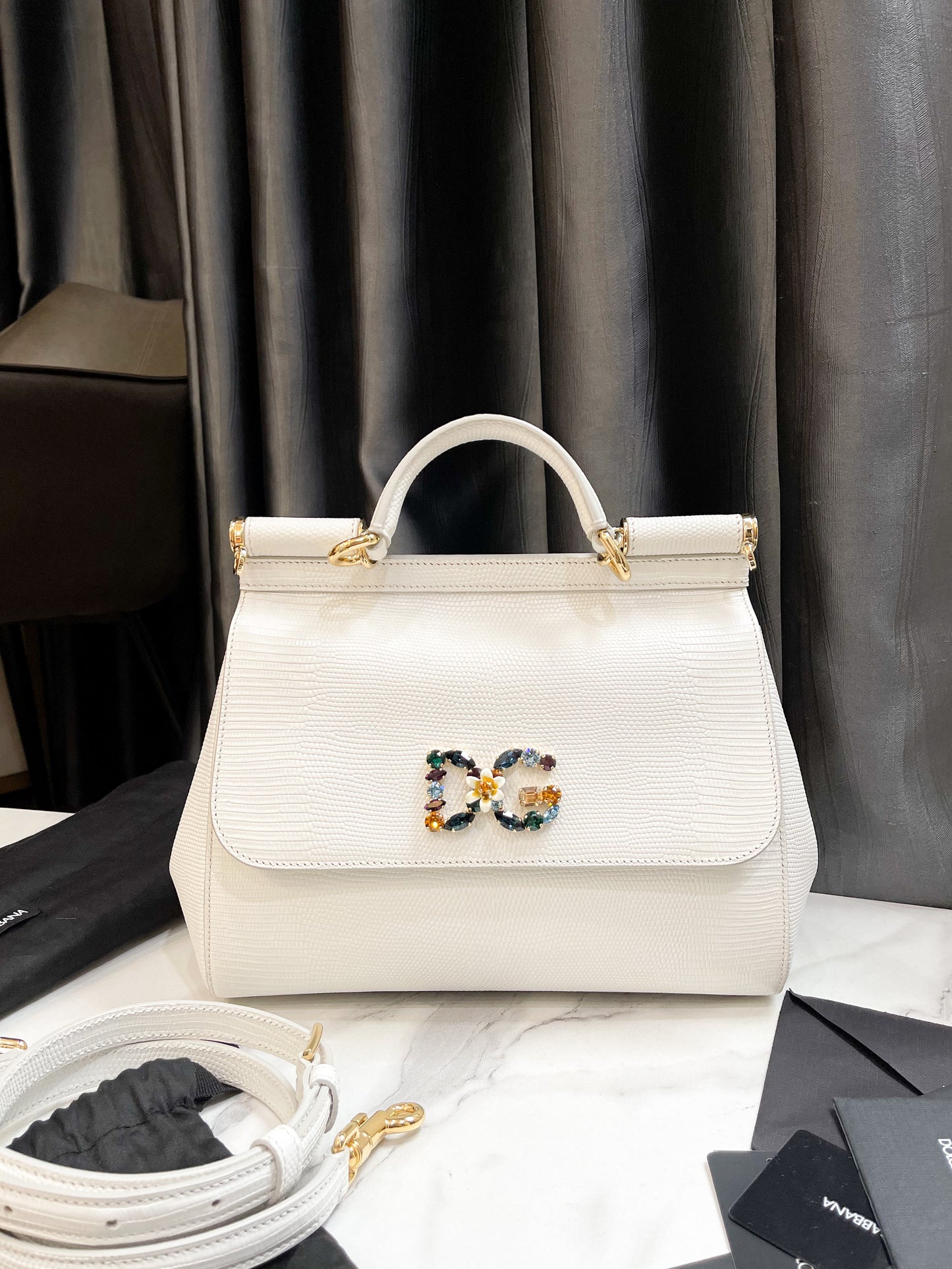 Handbag DG Trắng New