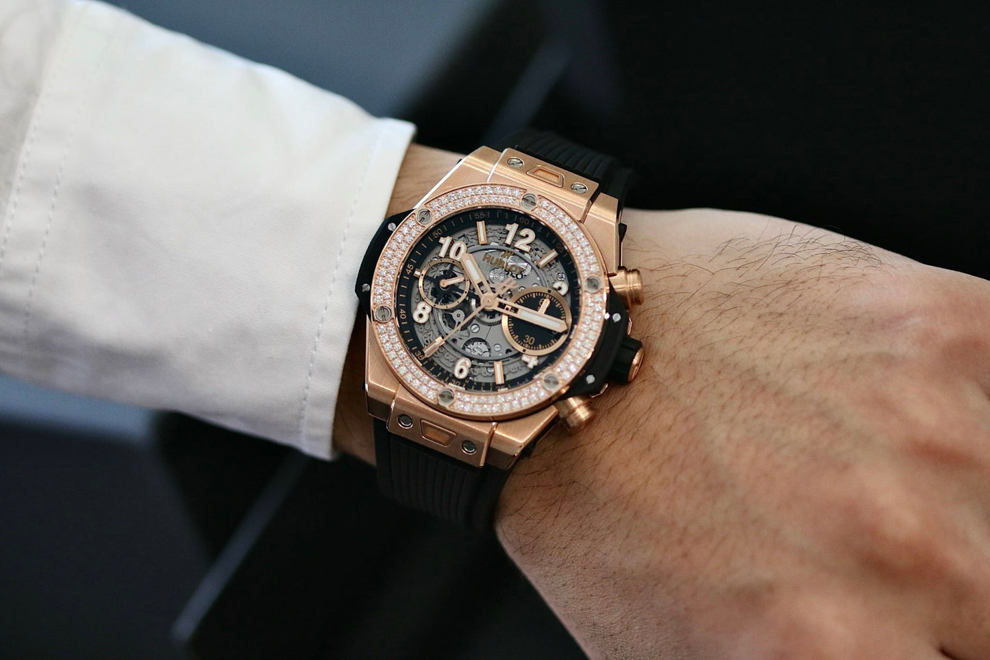 Đồng Hồ Hublot Unico KingGold Skeleton