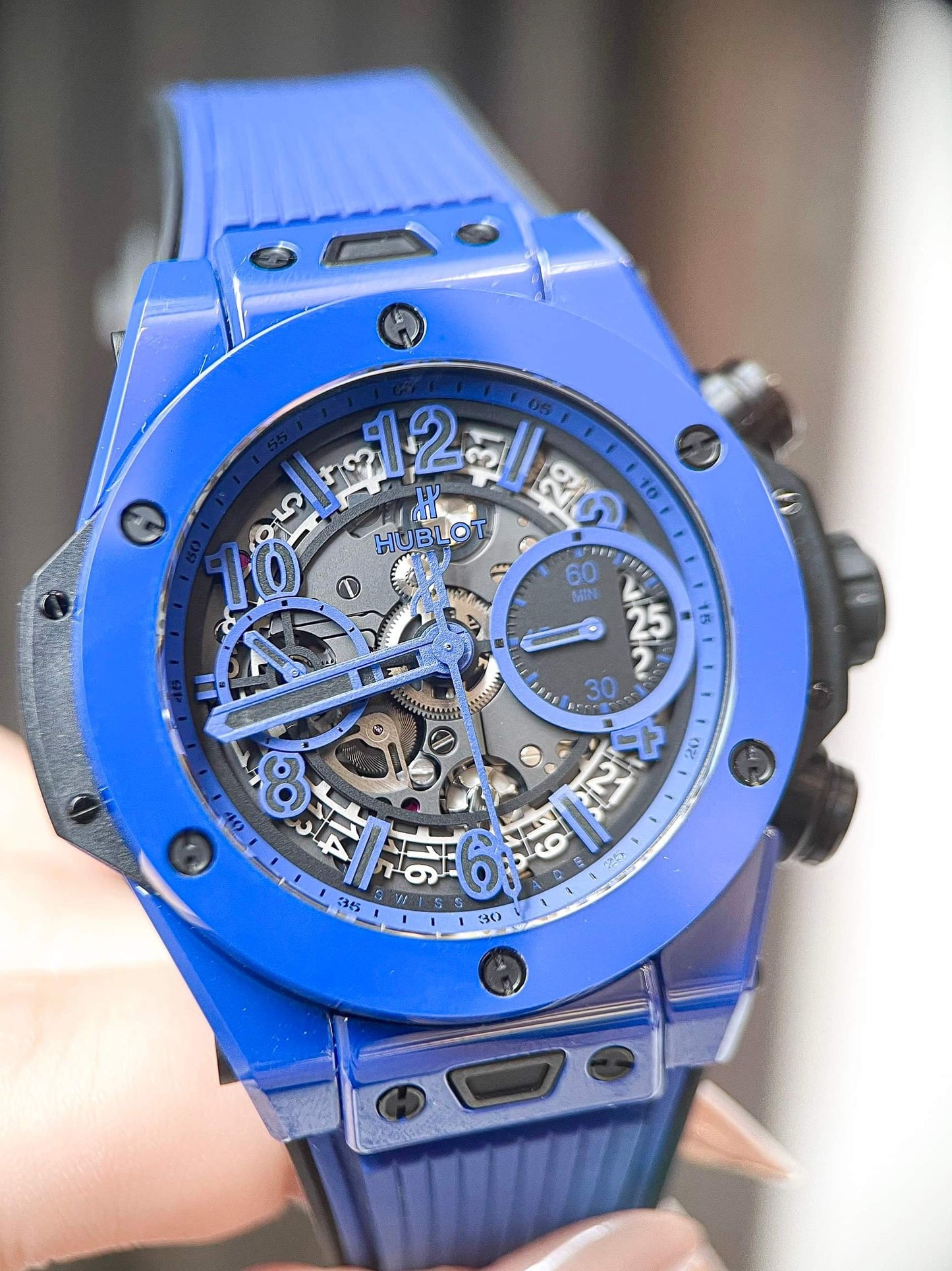 Đồng Hồ Hublot Bigbang Unico 42mm Ceramic Blue Limited 250pcs