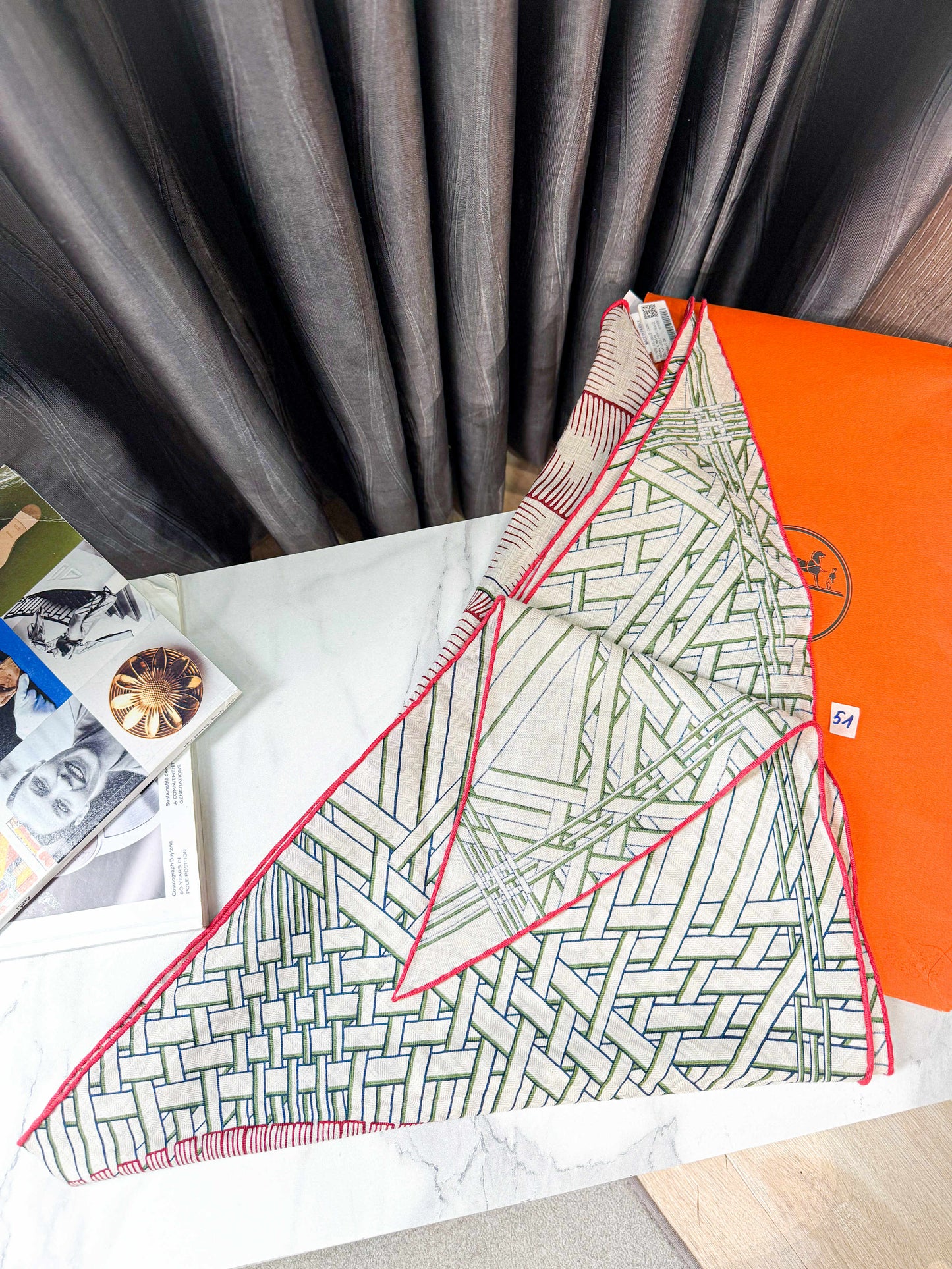 Khăn Lụa Hermes New HN51 5/11