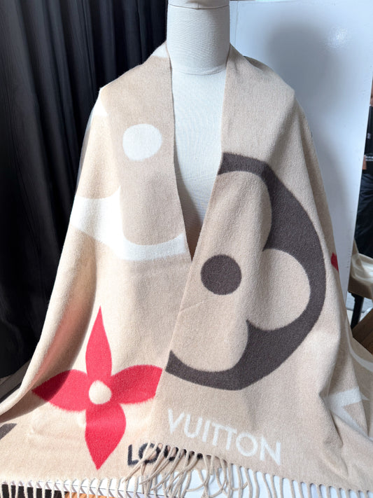 Khăn Choàng LV Cashmere