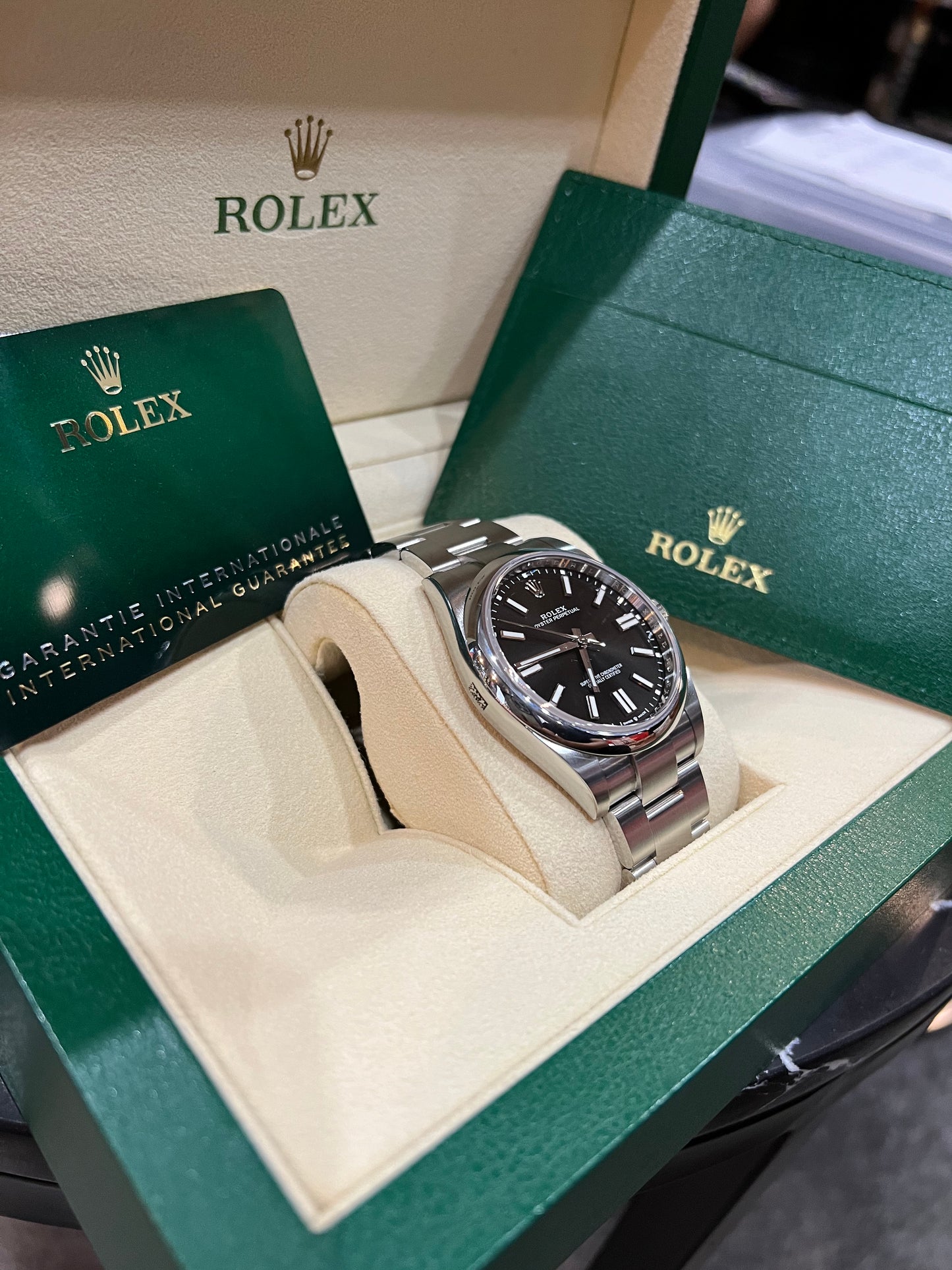 Rolex OP 41mm Dial Black