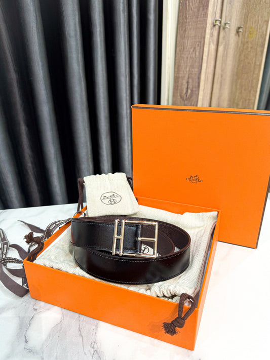 Belt Nam Hermes 2 Mặt Size 95