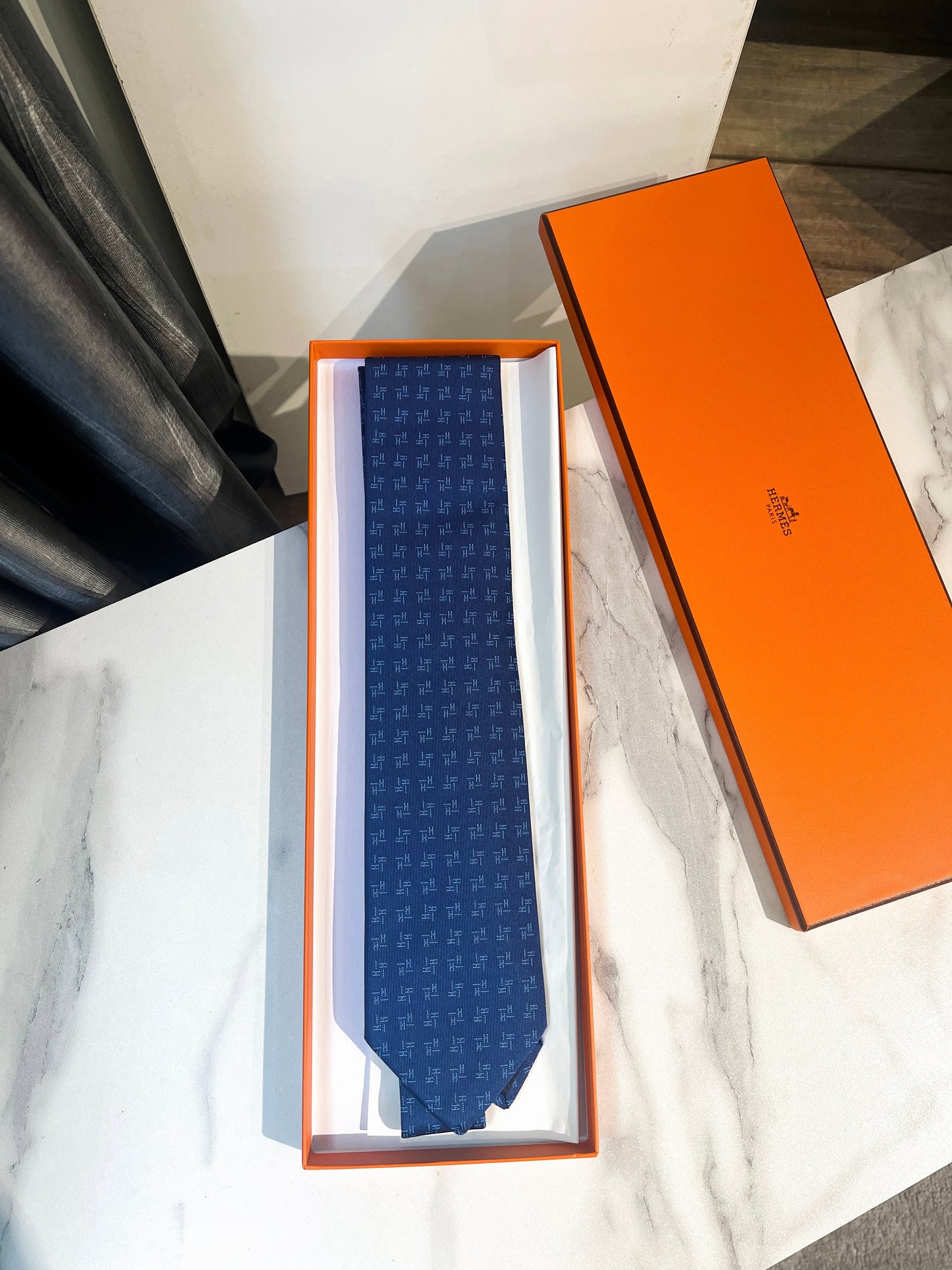 Cà Vạt Hermes New