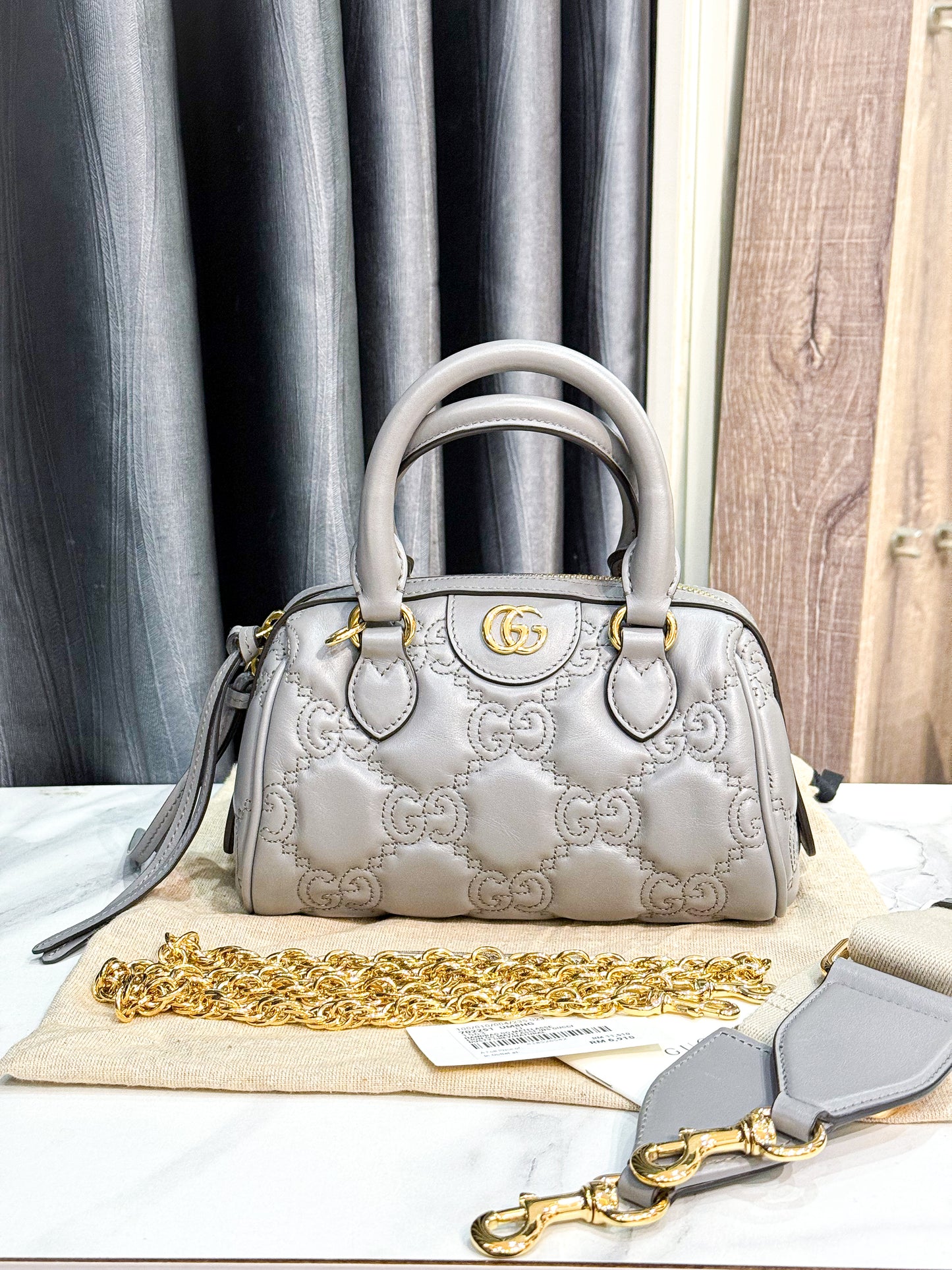 Gucci Speedy New Grey