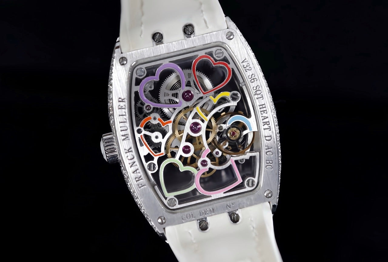 Đồng Hồ Franck Muller V32 Heart Color Skeleton