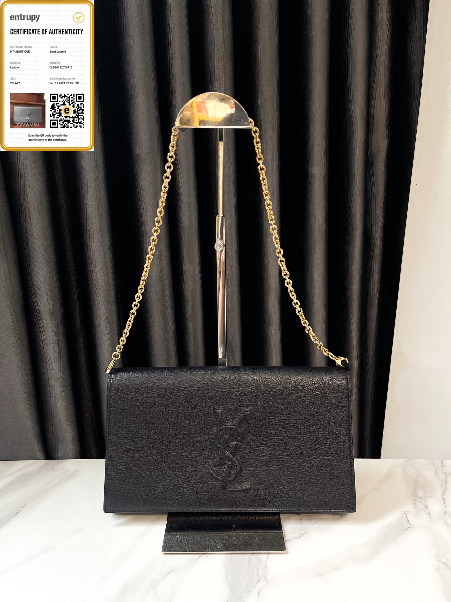 Clutch YSL Đen