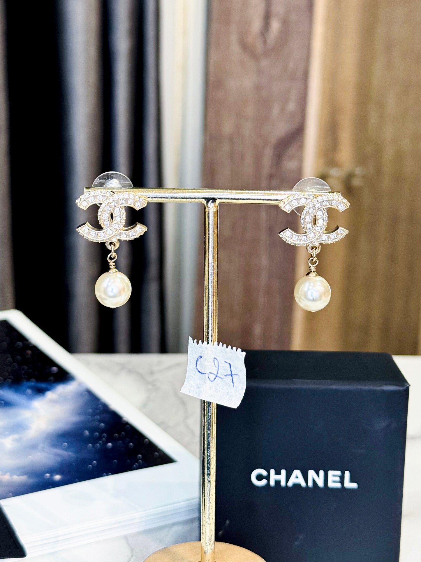 Khuyên Tai Chanel Used C27