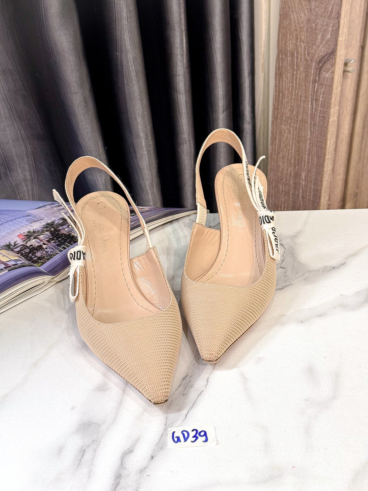 Slingback Dior Nude Size 36D GD39