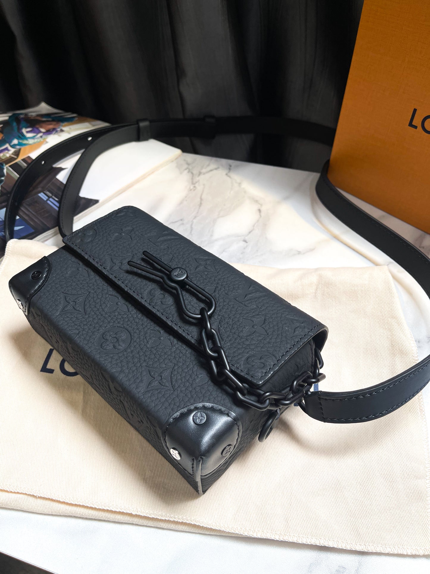 LV Steamer Calf Leather New