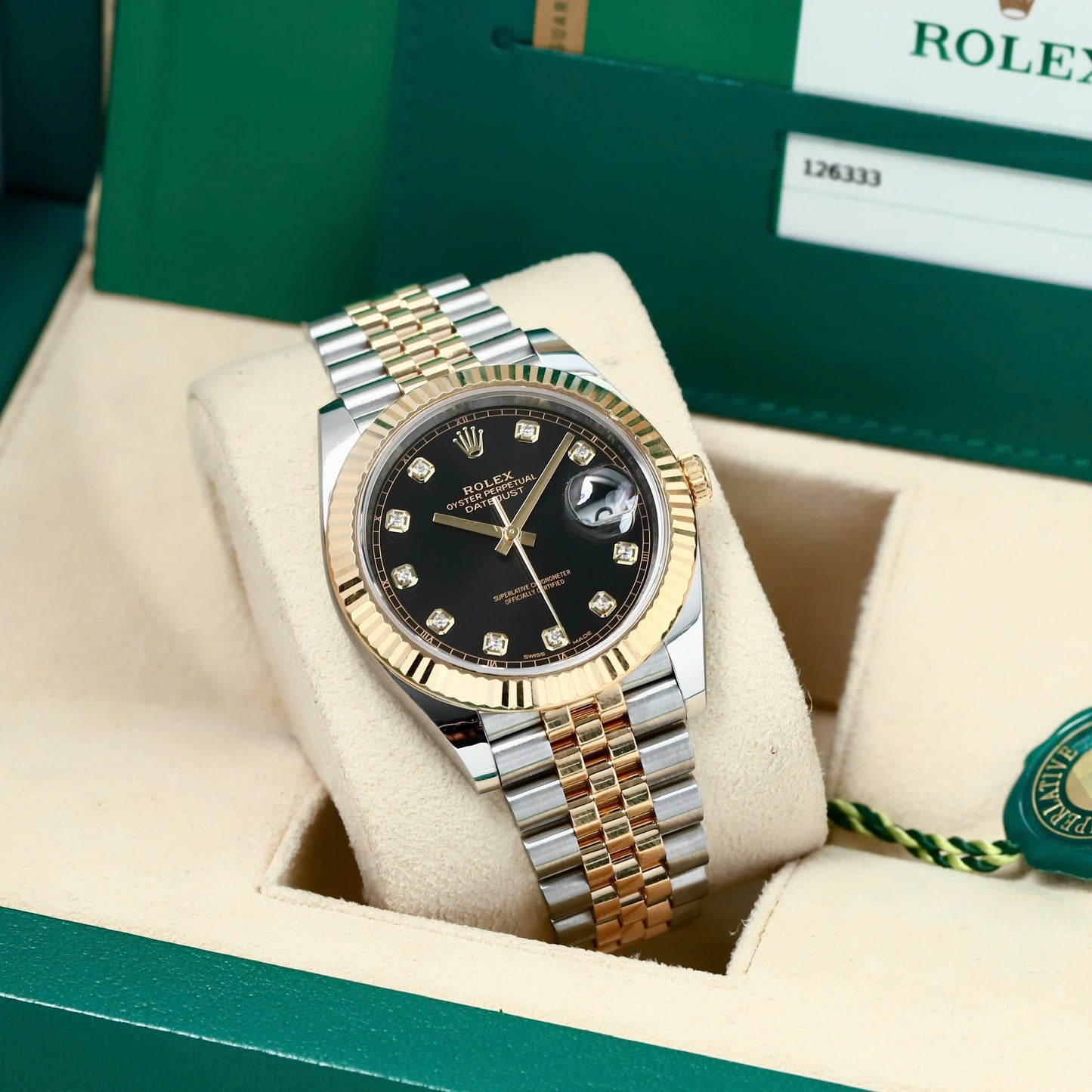 Đồng Hồ Rolex Datejust 126333 Black Dial