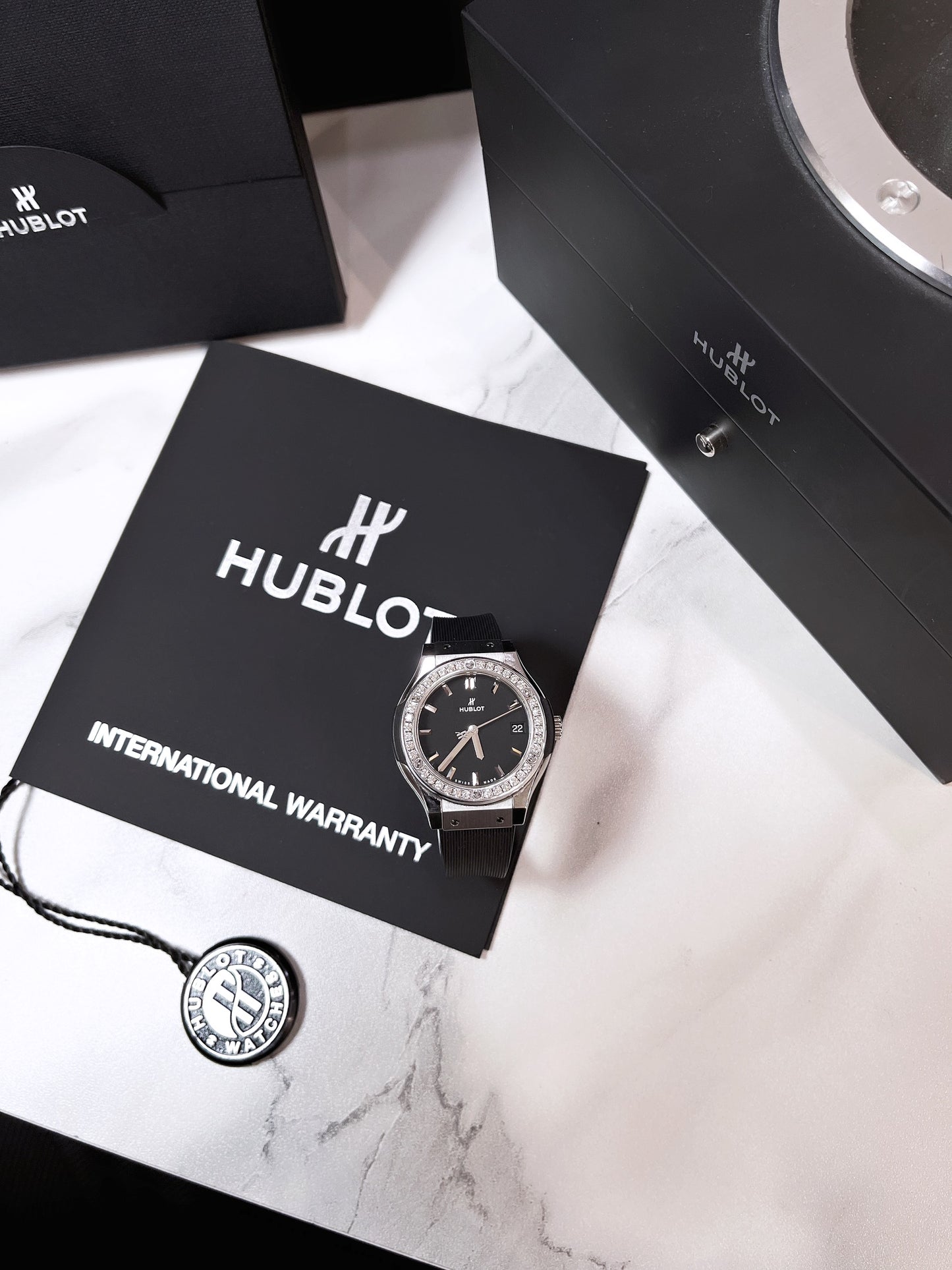 Hublot 33 Niềng Kim Cương Custom