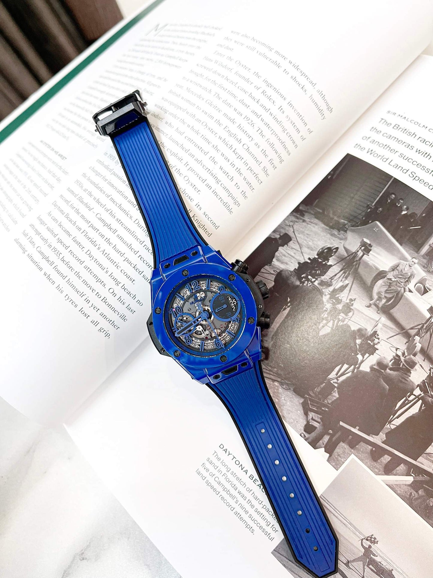 Đồng Hồ Hublot Bigbang Unico 42mm Ceramic Blue Limited 250pcs