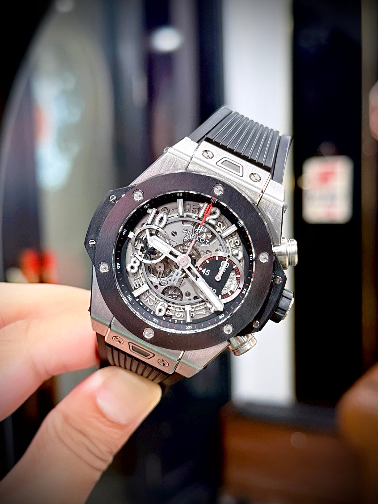 Đồng Hồ Hublot Bigbang Unico 42mm Benzel Ceramic