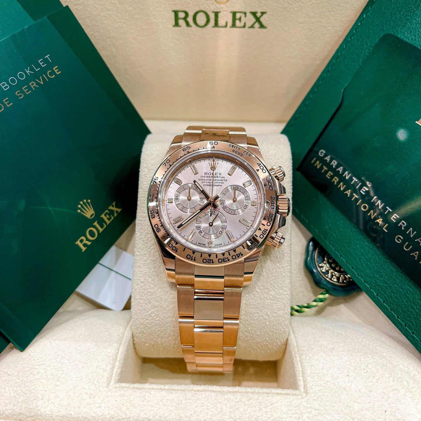 Đồng Hồ Rolex Daytona 116505 Sundust