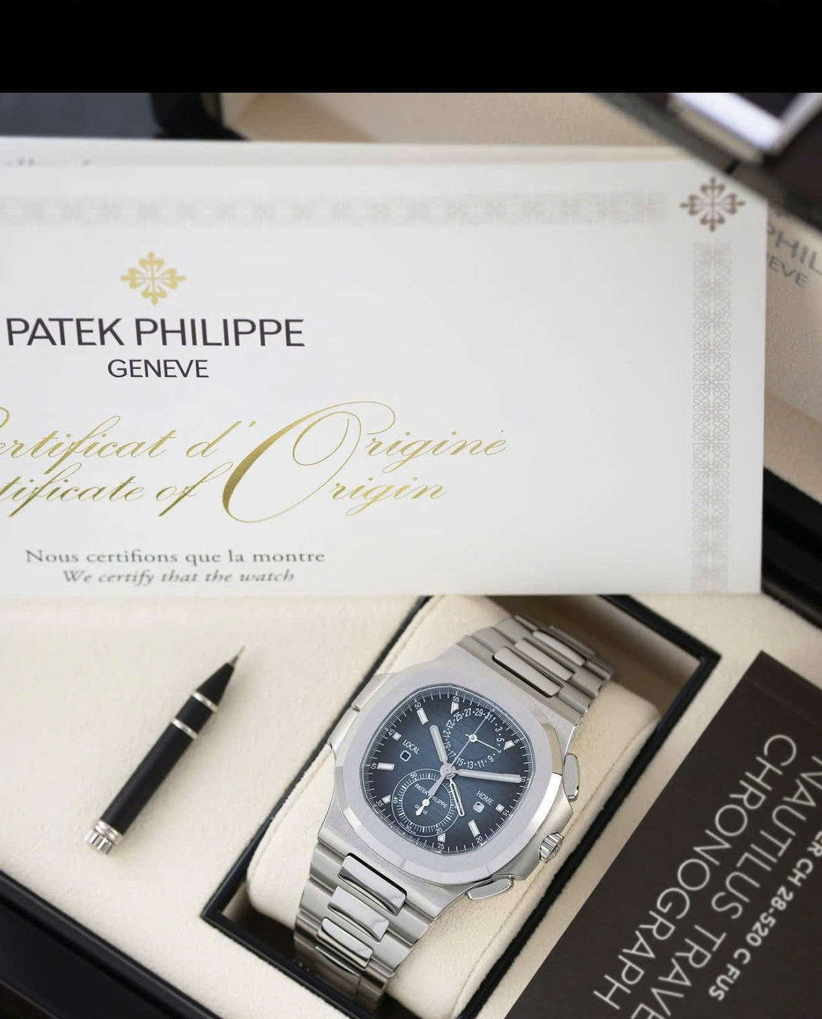 Đồng Hồ Patek Philippe Nautilus 5990/1A Travel Time Flyback Chronograph