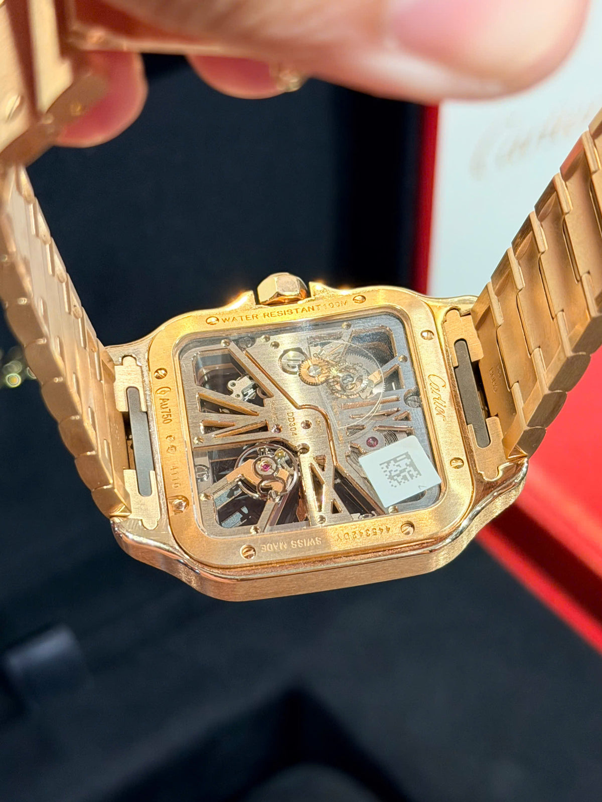 Cartier Santos de Cartier Skeleton WHSA0016