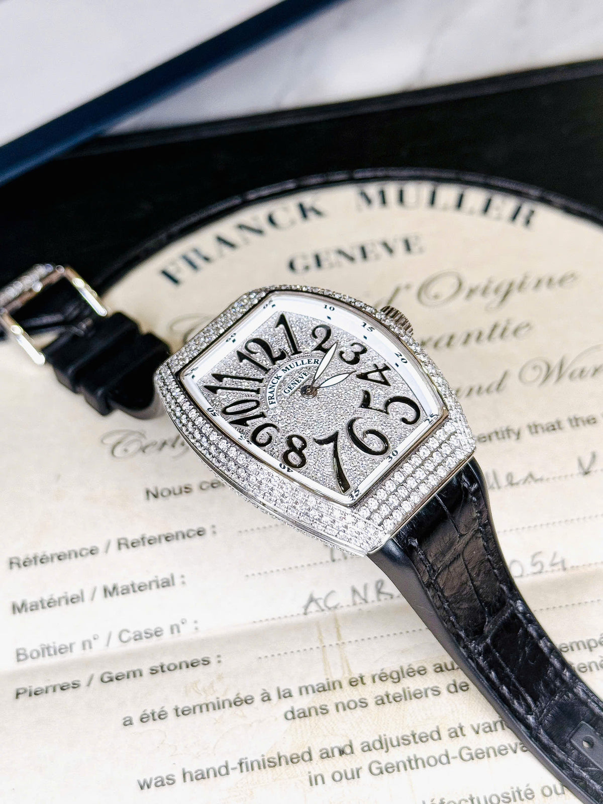 Franck Muller Vanguard V35 Custom Kim Cương