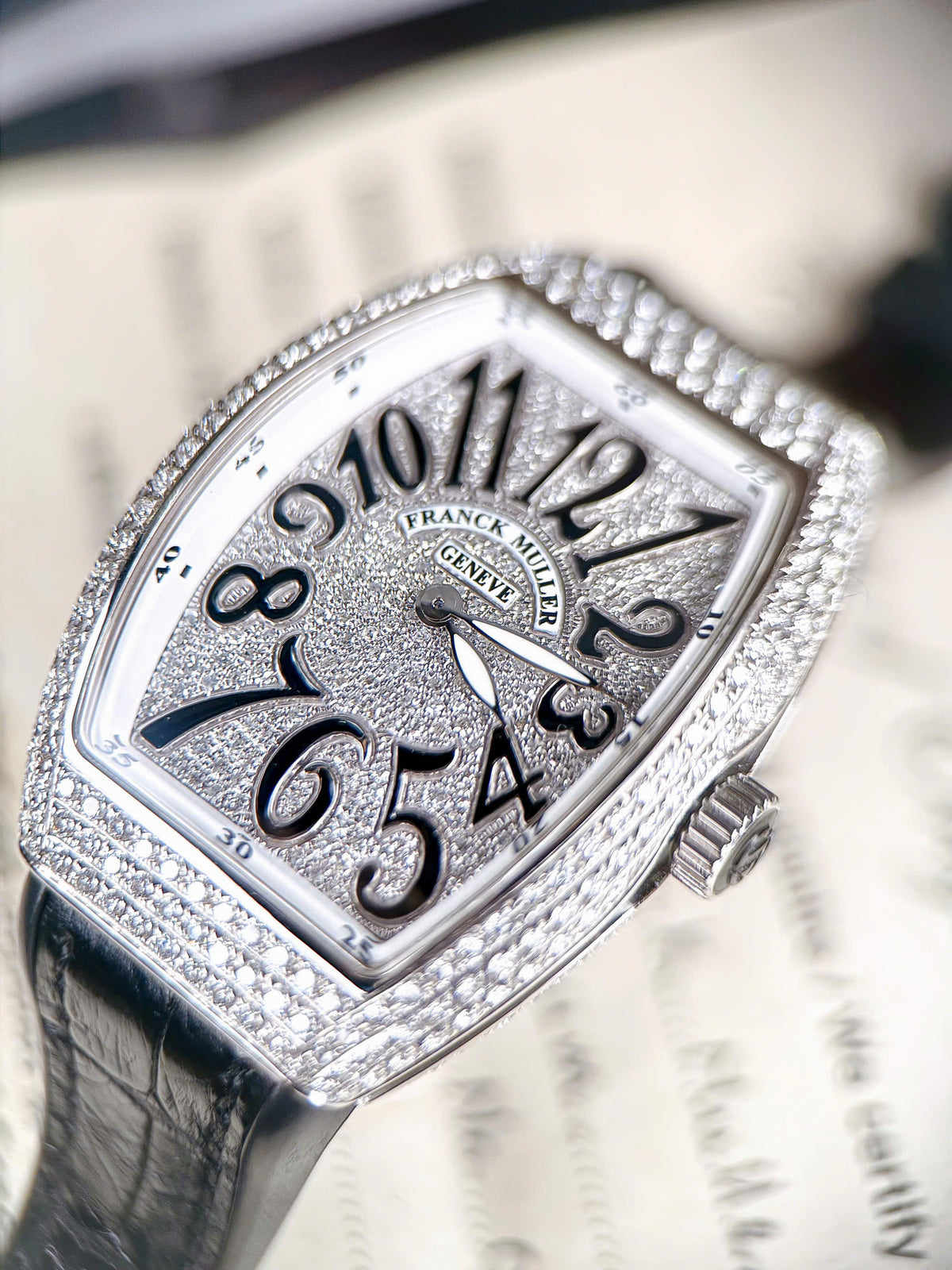 Franck Muller Vanguard V35 Custom Kim Cương