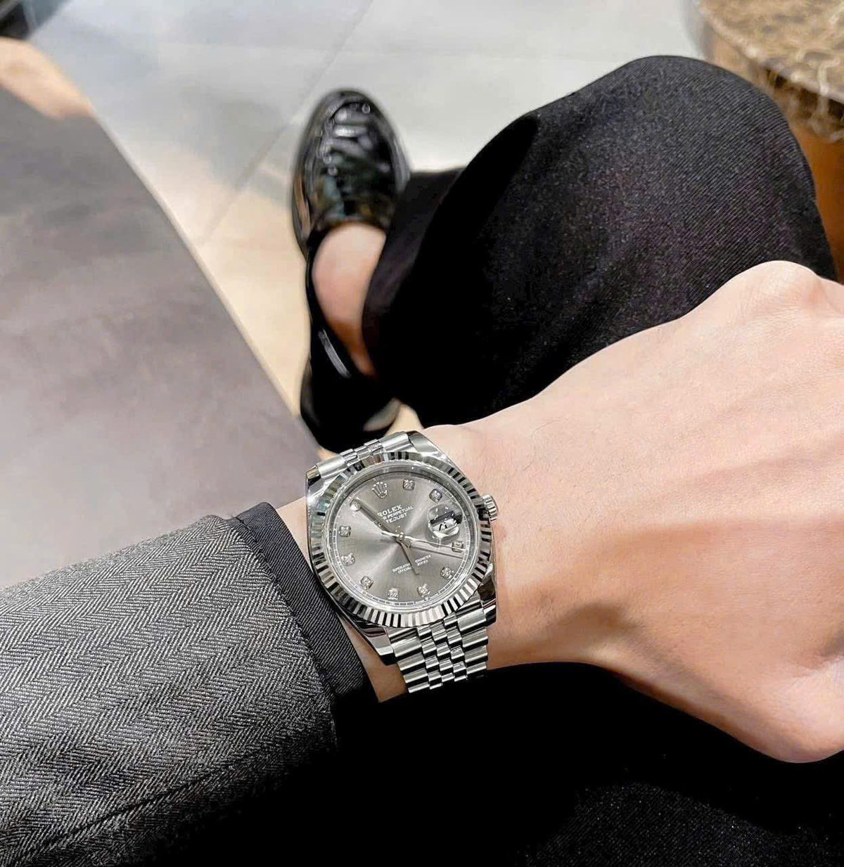 Rolex Datejust 41 Ref. 126334 Mặt Xám