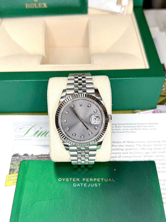 Rolex Datejust 41 Ref. 126334 Mặt Xám