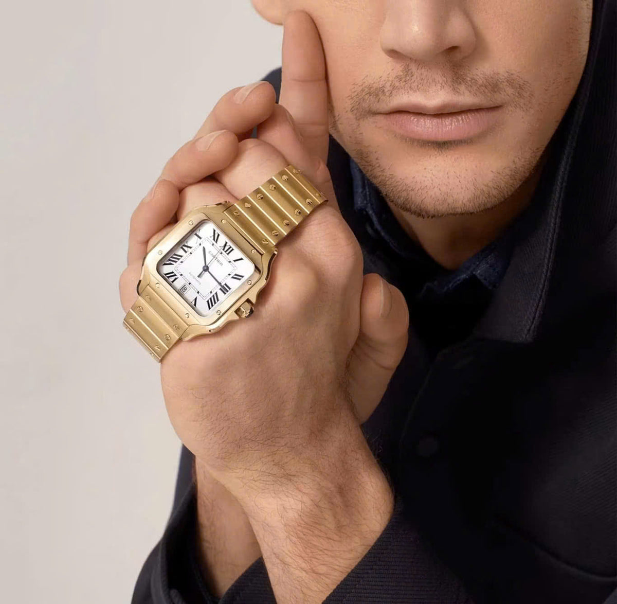 Cartier Santos de Cartier Large WGSA0029 Vàng Vàng 18K