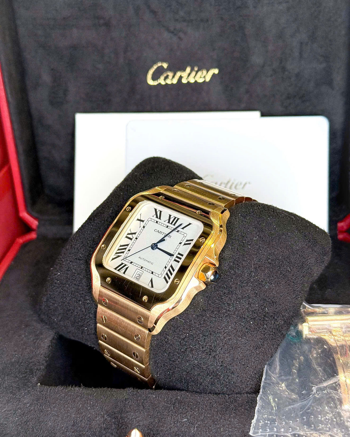 Cartier Santos de Cartier Large WGSA0029 Vàng Vàng 18K