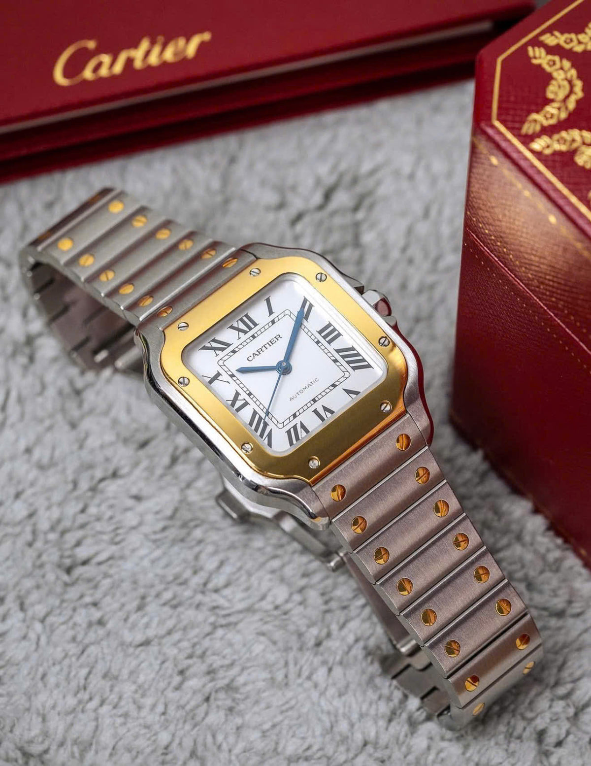 Cartier Santos W2SA0016 Demi Yellow Gold