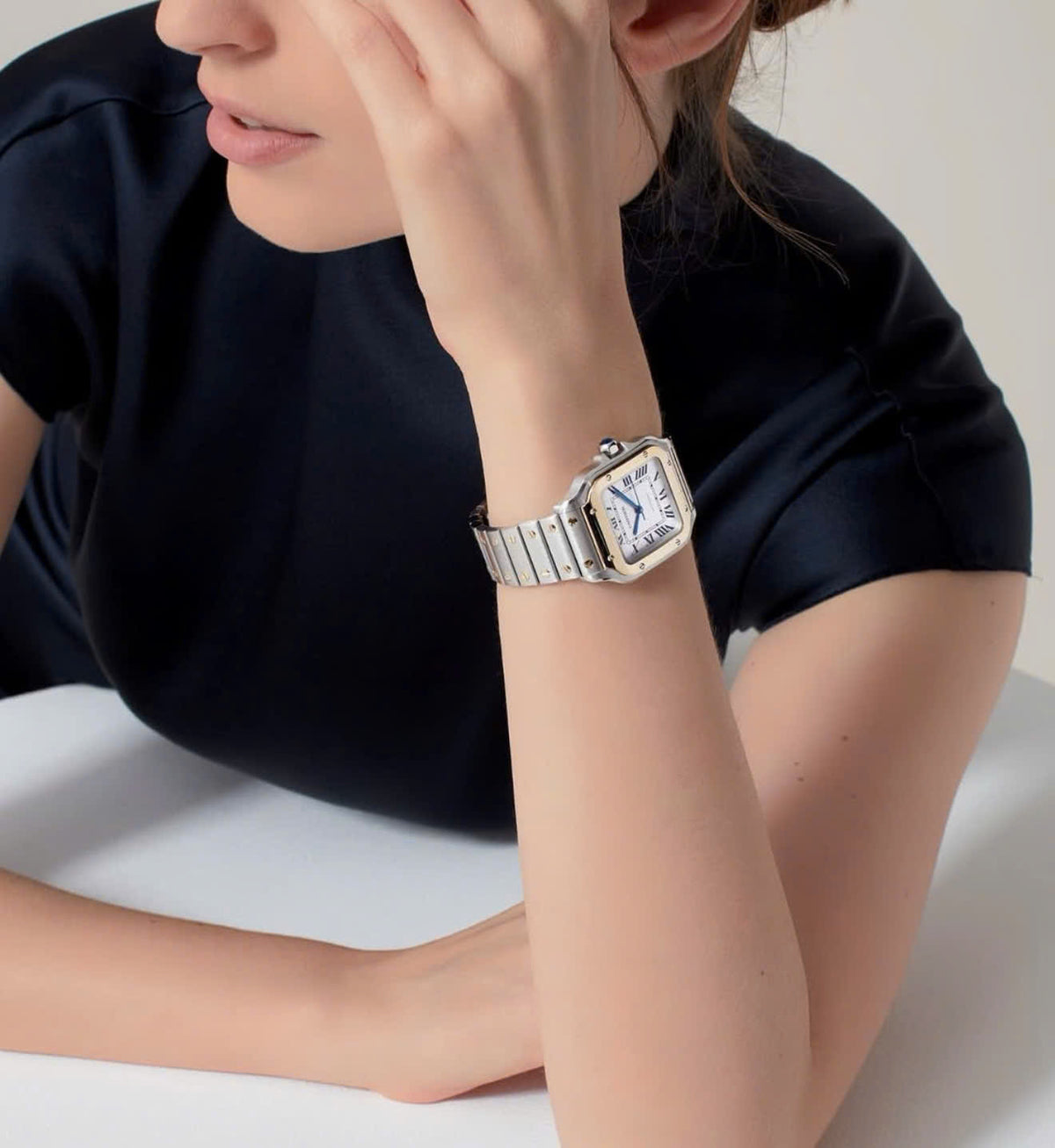 Cartier Santos W2SA0016 Demi Yellow Gold