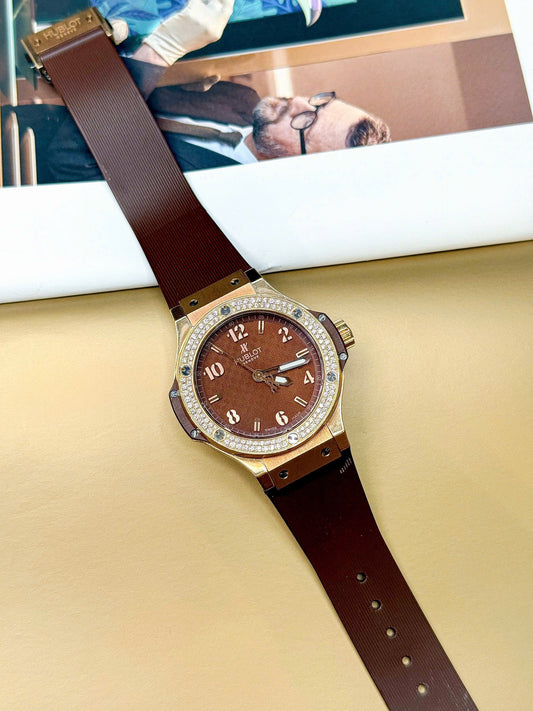 Hublot Big Bang King Gold Cappuccino Diamond 38mm