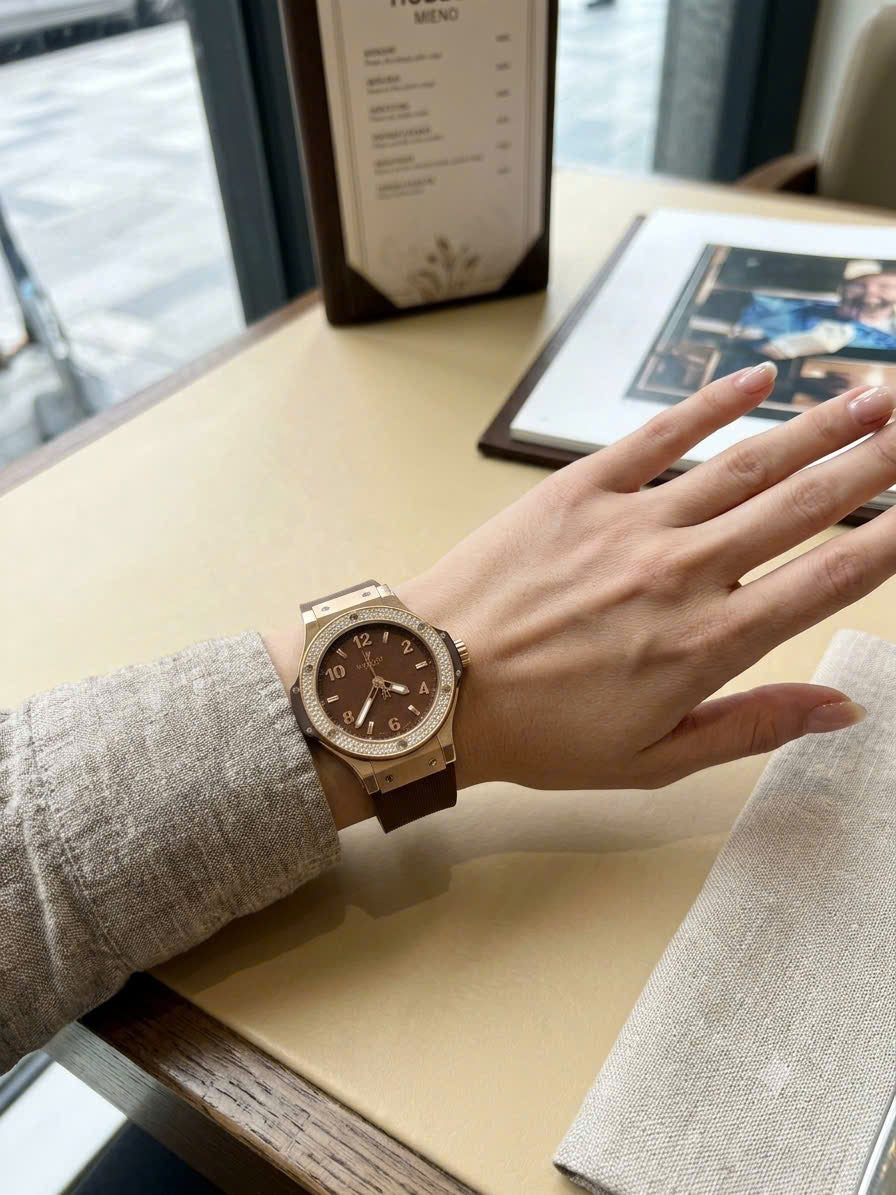 Hublot Big Bang King Gold Cappuccino Diamond 38mm